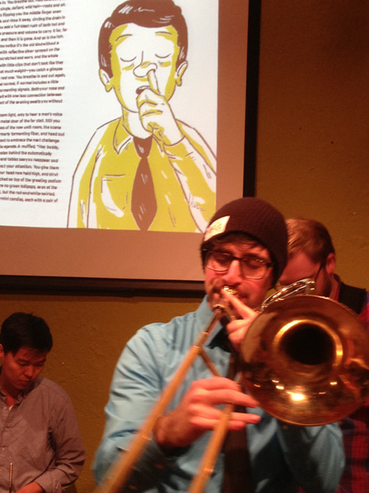 Trombone with my story background 707